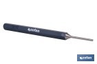 Cylindrical pin punch for professionals | Chrome-vanadium hardened steel | Size: 10mm - Cofan
