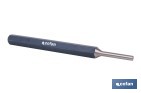 Cylindrical pin punch for professionals | Chrome-vanadium hardened steel | Size: 10mm - Cofan