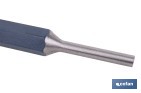 Cylindrical pin punch for professionals | Chrome-vanadium hardened steel | Size: 10mm - Cofan