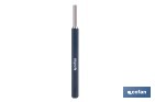 Cylindrical pin punch for professionals | Chrome-vanadium hardened steel | Size: 10mm - Cofan