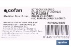 Cylindrical pin punch for professionals | Chrome-vanadium hardened steel | Size: 10mm - Cofan