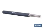 Cylindrical pin punch for professionals | Chrome-vanadium hardened steel | Size: 10mm - Cofan