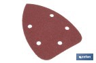 Pack de 5 hojas de lija para lijadora de detalle (Mouse) | Hojas de lija triangulares de óxido de aluminio | Disponibles en diferentes granos - Cofan
