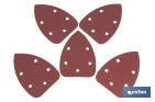 PACK DE 5 HOJAS DE LIJA PARA LIJADORA DE DETALLE (MOUSE) | HOJAS DE LIJA TRIANGULARES DE ÓXIDO DE ALUMINIO | DISPONIBLES EN DIFERENTES GRANOS