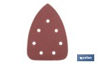 HOJAS DE LIJA PARA LIJADORA DE DETALLE (MOUSE) | PACK DE 5 HOJAS DE LIJA TRIANGULARES | MATERIAL: ÓXIDO DE ALUMINIO | DISPONIBLES EN DIFERENTES GRANOS