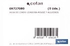 Hojas de lija para lijadora de detalle (Mouse) | Pack de 5 hojas de lija triangulares | Material: óxido de aluminio | Disponibles en diferentes granos - Cofan