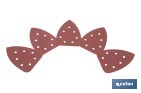 Hojas de lija para lijadora de detalle (Mouse) | Pack de 5 hojas de lija triangulares | Material: óxido de aluminio | Disponibles en diferentes granos - Cofan