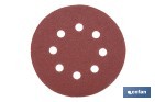 DISCOS DE LIJA PARA LIJADORA ORBITAL | PACK DE 5 HOJAS DE LIJA REDONDAS | MATERIAL: ÓXIDO DE ALUMINIO | DISPONIBLES EN DIFERENTES GRANOS