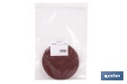 Discos de lija para lijadora Orbital | Pack de 5 hojas de lija redondas | Material: óxido de aluminio | Disponibles en diferentes granos - Cofan