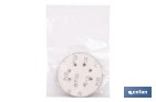 Discos de lija para lijadora Orbital | Pack de 5 hojas de lija redondas | Material: óxido de aluminio | Disponibles en diferentes granos - Cofan