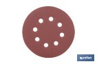 Discos de lija para lijadora Orbital | Pack de 5 hojas de lija redondas | Material: óxido de aluminio | Disponibles en diferentes granos - Cofan