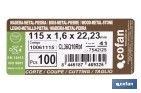4x4 Cutting Discs - Cofan
