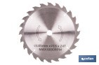 HOJA DE SIERRA CIRCULAR PARA MADERA Ø185 MM CON 24 DIENTES | COMPATIBLE CON SIERRAS CIRCULARES | CORTE LIMPIO EN MADERA, PLÁSTICO Y METAL BLANDO