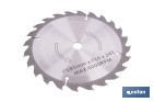 Hoja de sierra circular para madera Ø185 mm con 24 dientes | Compatible con sierras circulares | Corte limpio en madera, plástico y metal blando - Cofan