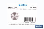 Hoja de sierra circular para madera Ø185 mm con 24 dientes | Compatible con sierras circulares | Corte limpio en madera, plástico y metal blando - Cofan