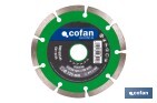 Universal base diamond discs "general construction" - Cofan