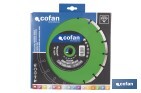 Universal base diamond discs "general construction" - Cofan