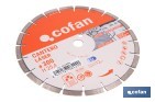 Disques de Diamant "modèle cantero" professionnel - Cofan