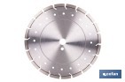Diamond disc for old concrete and asphalt - Cofan