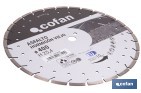 Diamond disc for old concrete and asphalt - Cofan