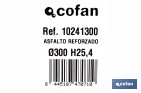 Disco de diamante reforzado soldado por láser | Corte húmedo en asfalto y hormigón abrasivo | Disponible en diferentes medidas - Cofan