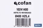 Disco de diamante reforzado soldado por láser | Corte húmedo en asfalto y hormigón abrasivo | Disponible en diferentes medidas - Cofan