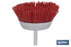 Escova de copo abrasiva com fio de nylon | Disponível em diferentes tamanhos | Adequada para polir, esmerilhar, remover ferrugem, etc. - Cofan
