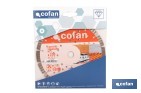 "Stone breaker" Diamond disc  - Cofan