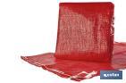 PACK 10 SACOS | COLOR ROJO Y NARANJA | DE POLYMESH | CON PASADOR | MEDIDAS 55 X 83 CM