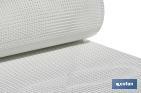 Malla de PVC | Hueco cuadrado de 10 mm | Color blanco | Medida 1 x 25 m