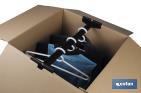 Caja armario para mudanzas | Medidas 50 x 50 x 120 cm | Material de cartón ondulado - Cofan