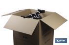 Barra para caja de armario | Fabricado en polietileno | Medida 50 cm - Cofan