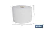 Pack de 2 bobinas industriales de papel secamanos | Doble capa extra | Máxima Absorción - Cofan