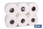 Bobinas industriales de papel secamanos | Papel extralaminado de doble capa | Pack de 2 o 6 unidades - Cofan
