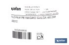 Rollo de film negro | Material: polietileno | Galga 400 | Grosor: 100 micras | Protección de embalajes | Disponible en diferentes medidas - Cofan
