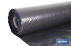 Rollo de film negro | Material: polietileno | Galga 400 | Grosor: 100 micras | Protección de embalajes | Disponible en diferentes medidas - Cofan