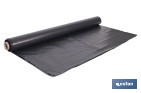 Rollo de film negro | Material: polietileno | Galga 400 | Grosor: 100 micras | Protección de embalajes | Disponible en diferentes medidas - Cofan