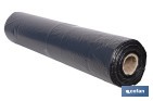 Rollo de film negro | Material: polietileno | Galga 400 | Grosor: 100 micras | Protección de embalajes | Disponible en diferentes medidas - Cofan