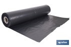 Rollo de film negro | Material: polietileno | Galga 400 | Grosor: 100 micras | Protección de embalajes | Disponible en diferentes medidas - Cofan