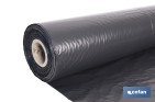 Rollo de film negro | Material: polietileno | Galga 400 | Grosor: 100 micras | Protección de embalajes | Disponible en diferentes medidas - Cofan