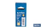 Quality Plus Brass Padlock - Cofan