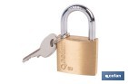 Quality Plus Brass Padlock - Cofan