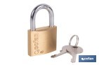 Quality Plus Brass Padlock - Cofan