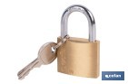Quality Plus Brass Padlock - Cofan