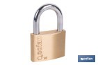 Quality Plus Brass Padlock - Cofan