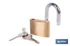 Quality Plus Brass Padlock - Cofan