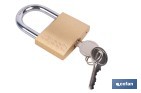 Quality Plus Brass Padlock - Cofan
