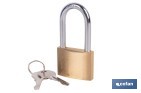 Candado de Latón Arco Largo Quality Plus - Cofan