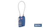 Candado Combinación Equipaje con Cable - Cofan