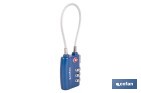 Candado Combinación Equipaje con Cable - Cofan